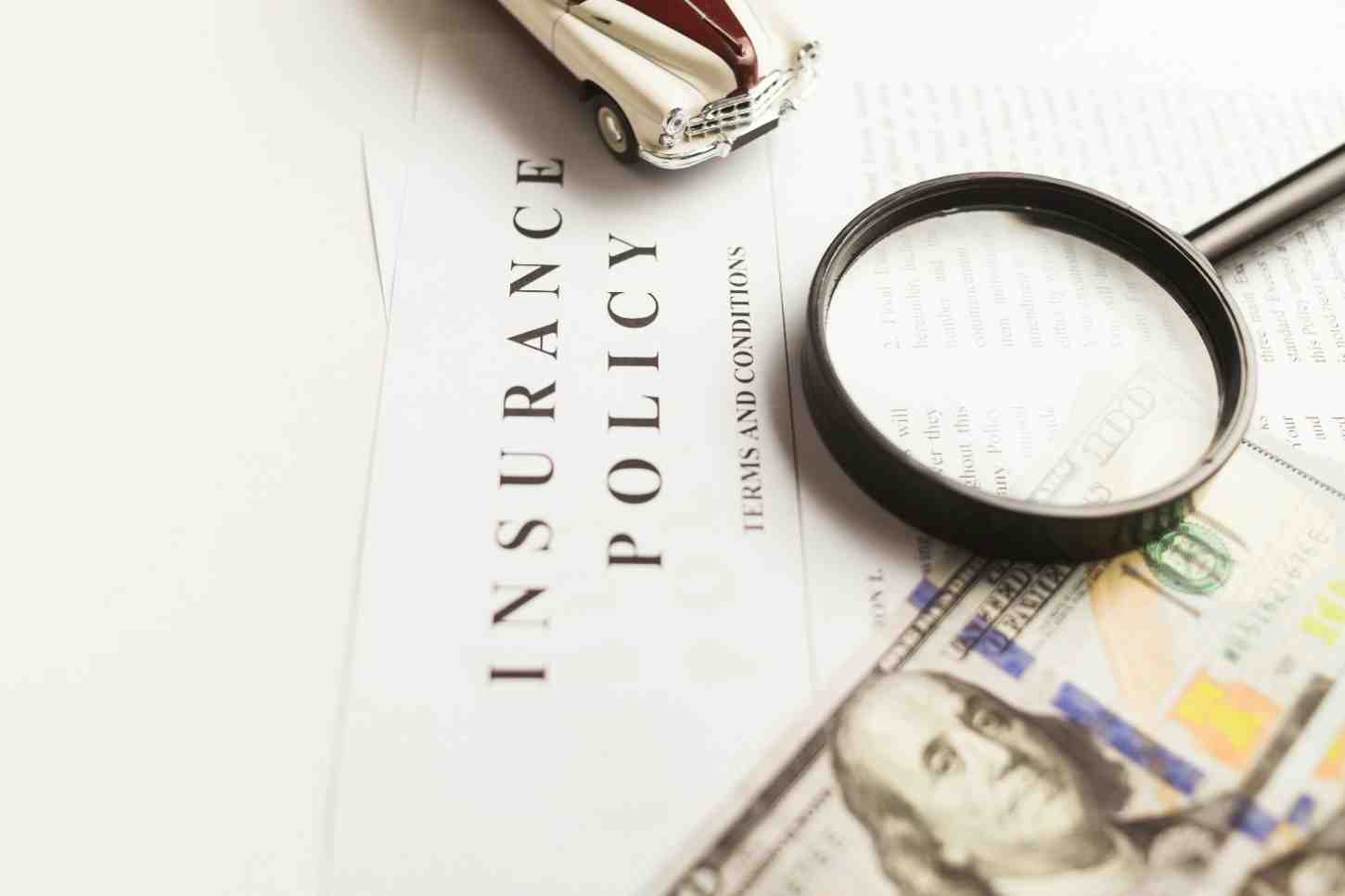 Life insurance policy document with riders